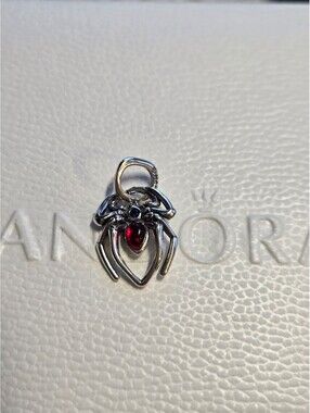 Pandora charm spider spiderman